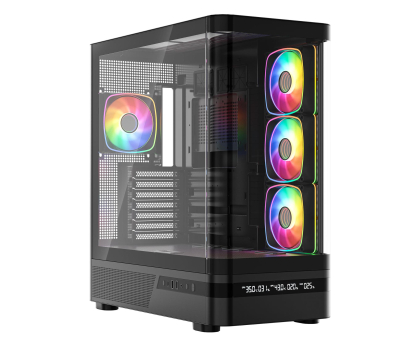 Obudowa MODECOM Volcano AQ200 ARGB Midi MC-A-AQ200-4FA-B